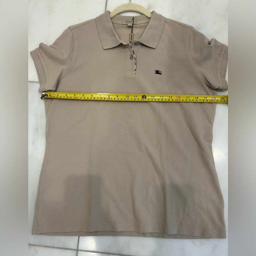 ☀️HOST PICK☀️Burberry golf Beige Polo Shirt NWT - Picture 5 of 6